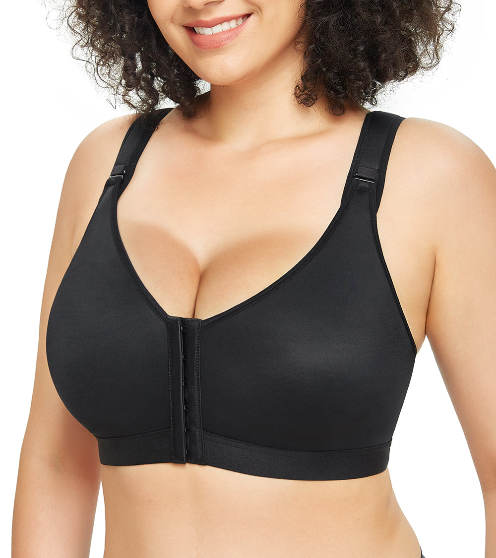 431 DotVol Women's Post-Surgical Bra Front Closure with Adjustable