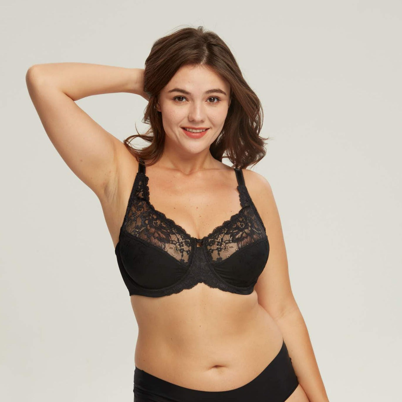 Lace Bra - Willow Black Contrast - First version