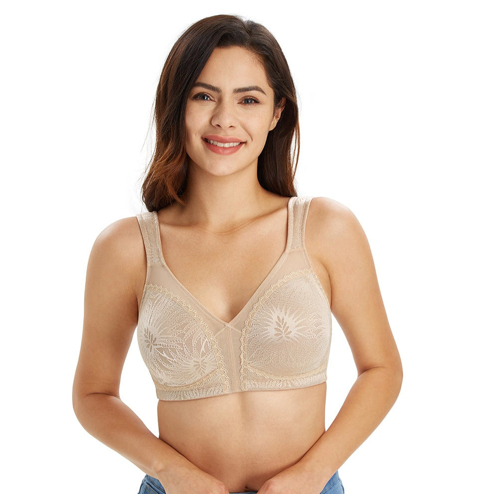DotVol Women's Full Cup Front Closure Strong Hold Without
