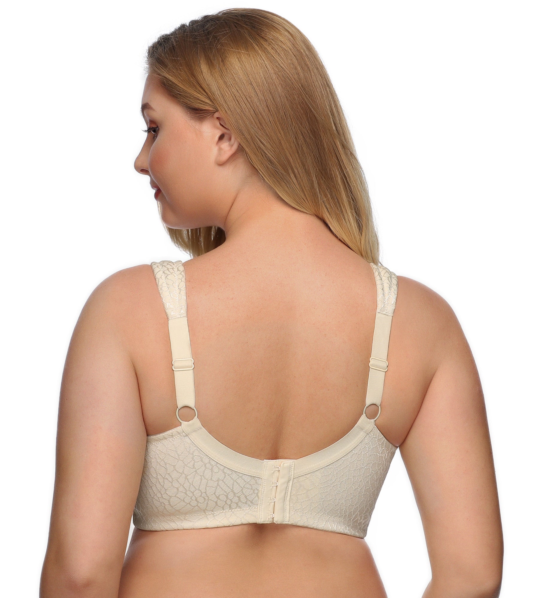 DotVol Women's Plus Size Full Figure Front Closure Underwire Lace Wide  Strap Everyday Bra(Beige,34DD) : : Clothing, Shoes & Accessories