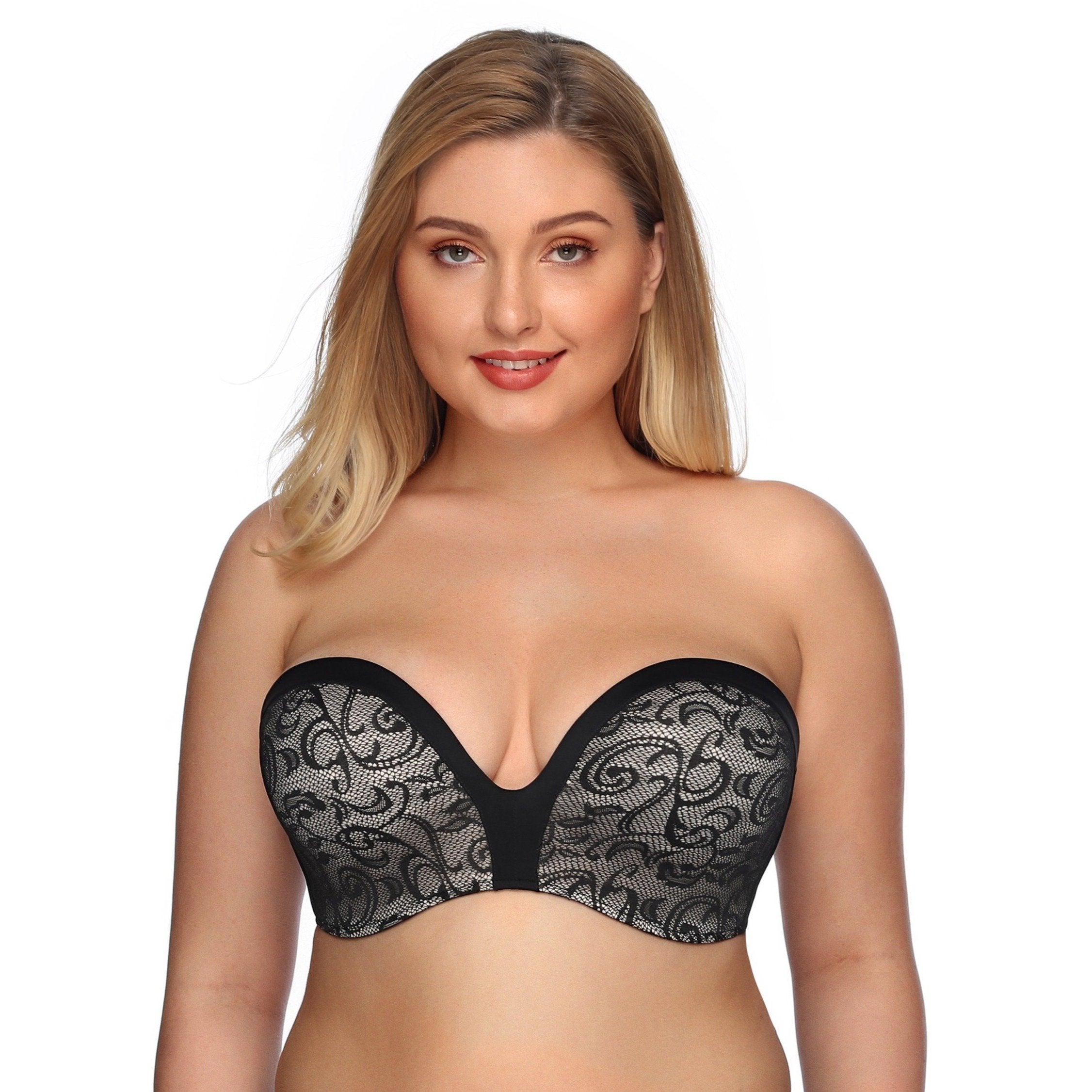Shop Online For the Perfect Lift & Support with Lace Strapless